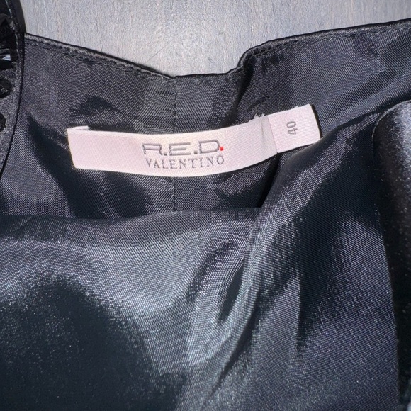 Red Valentino Studded Sleeveles Blouse Silk Top - Picture 7 of 13